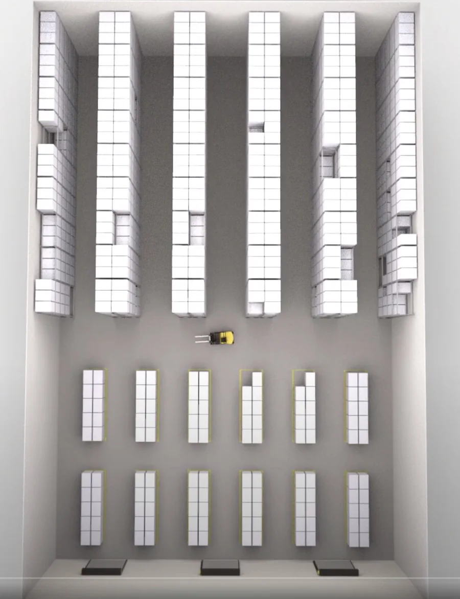 Existing conventional warehouse